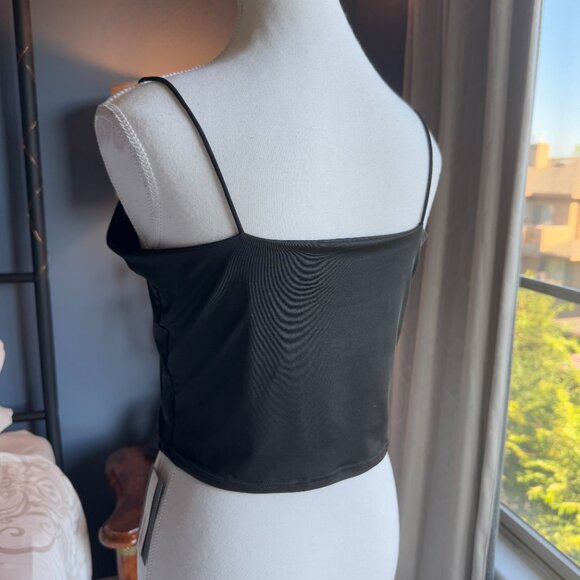 NWT Black Stretchy Tank Top - Picture 5 of 8
